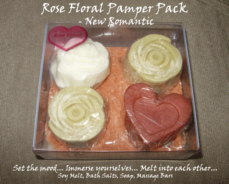 Rosy Floral Pamper Pack ~ New Romantic